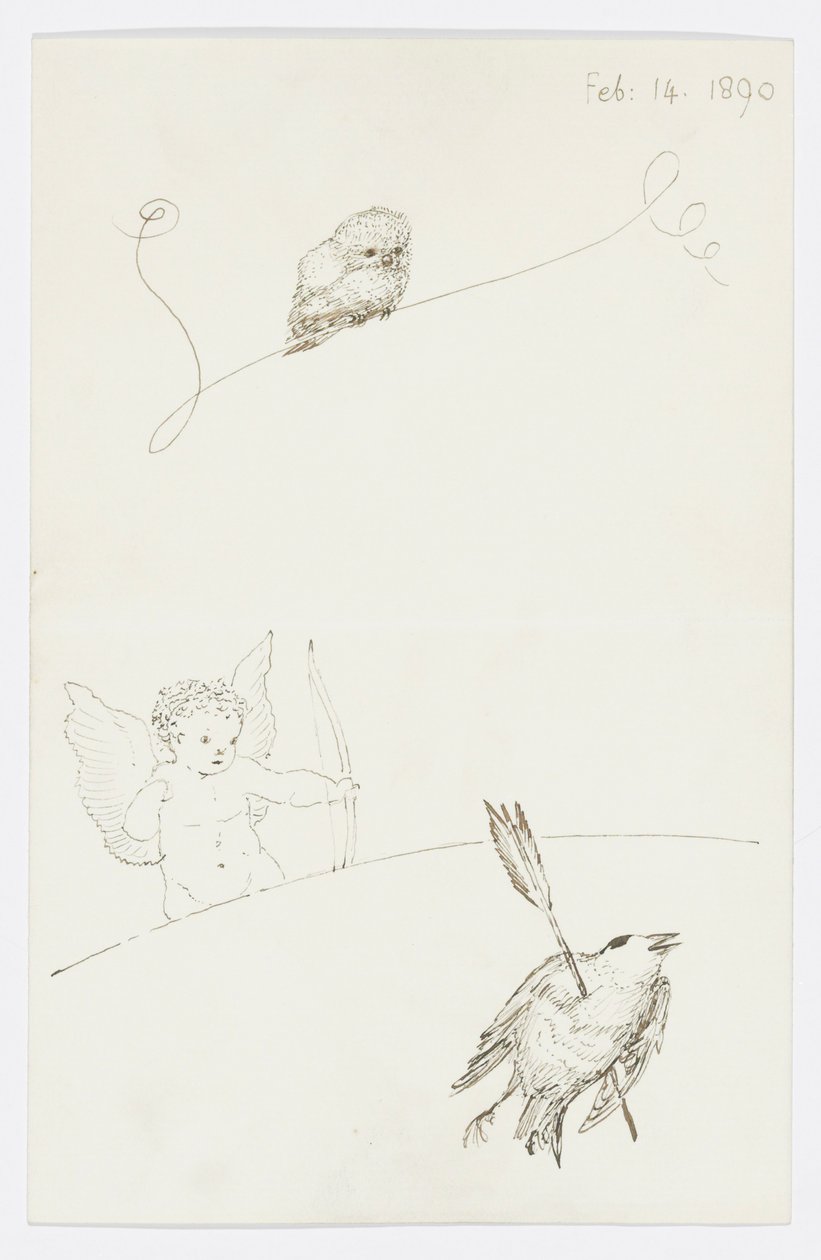 Brief an die Enkelin des Künstlers Angela Thirkell von Edward Burne Jones
