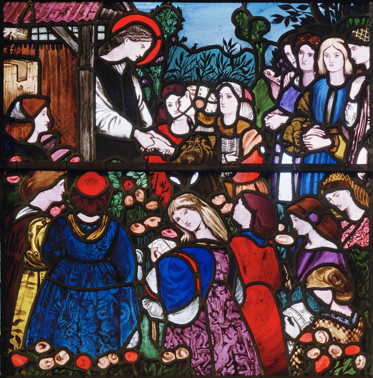 St. Frideswide (Detail) von Edward Burne Jones