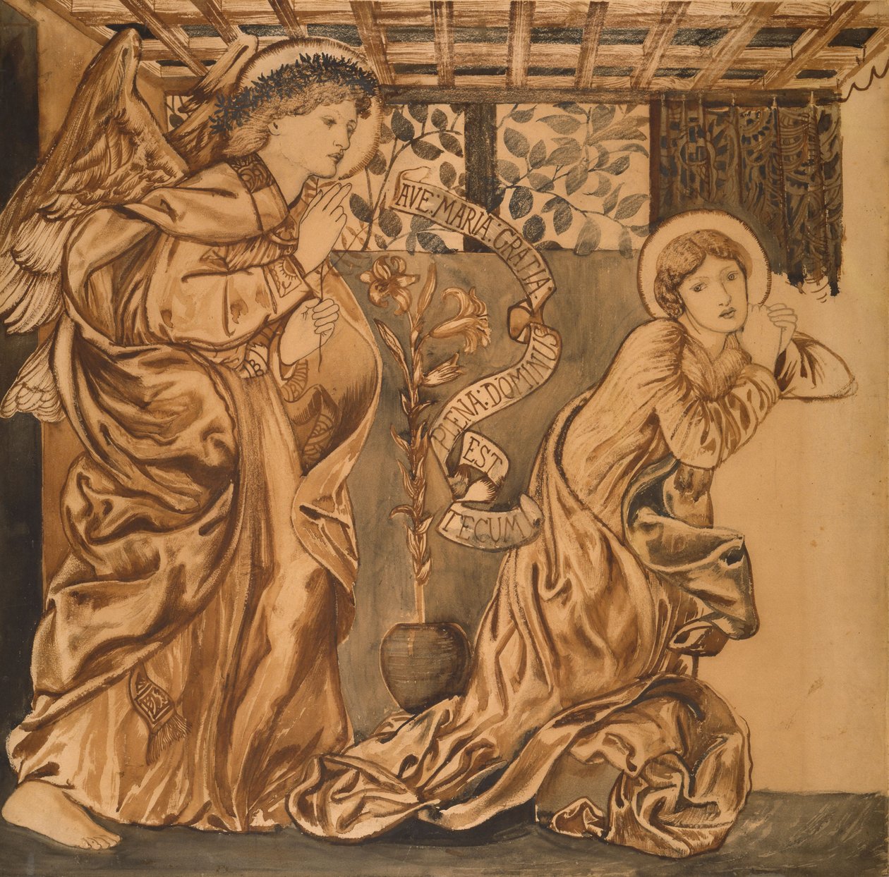 Die Verkündigung von Edward Burne Jones