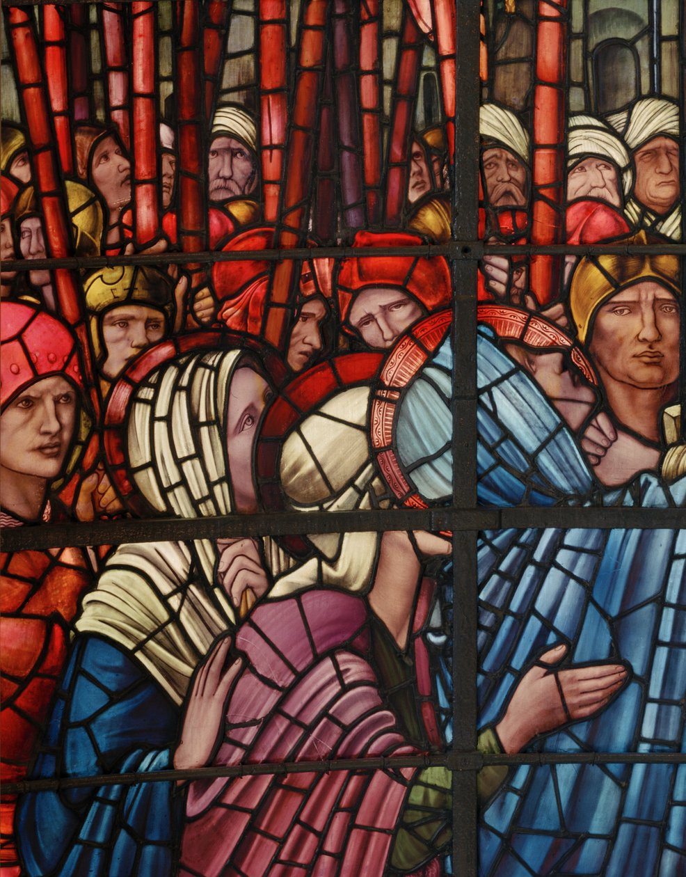 Die Kreuzigung Fenster (Detail) von Edward Burne Jones