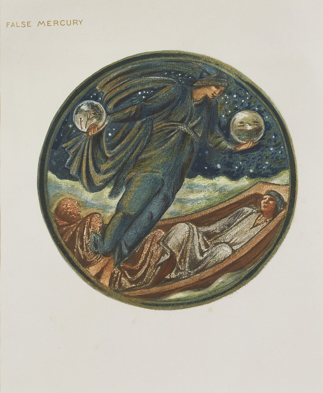 Das Blumenbuch: XXXVI. Falscher Merkur, 1905 von Edward Burne Jones
