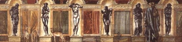 Der Pilger im Garten der Müßiggang von Edward Burne Jones