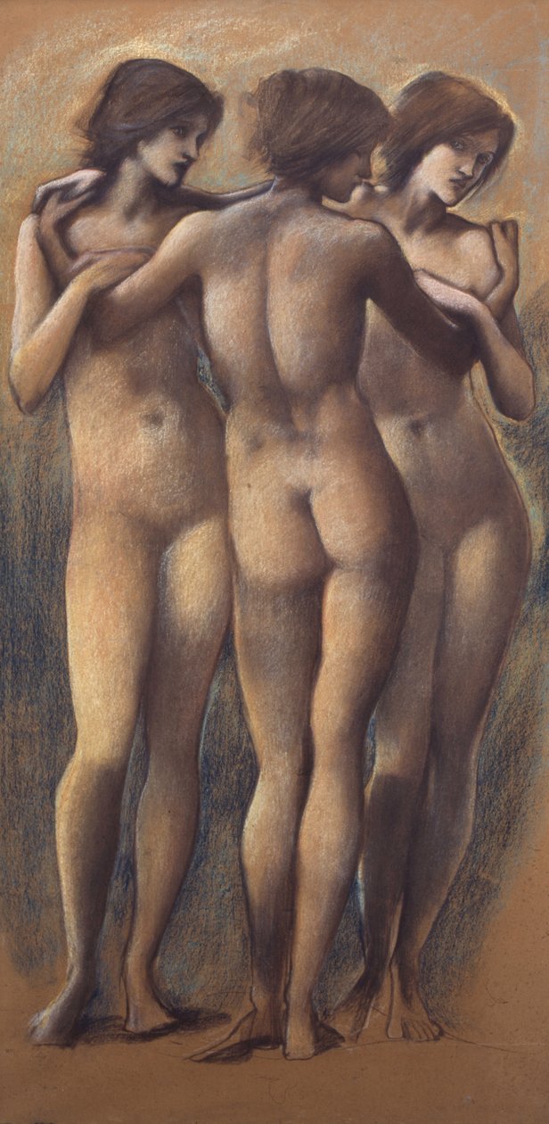 Die drei Grazien, ca. 1885 von Edward Burne Jones