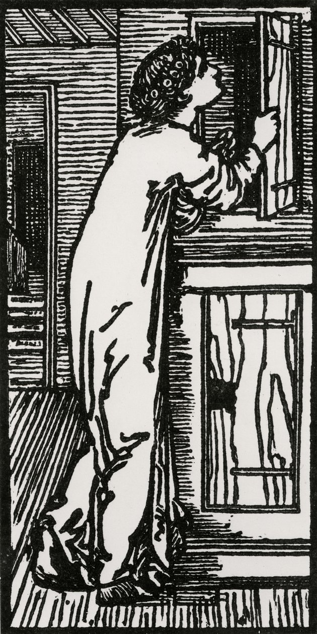 Psyche schaut in den Schrank von Edward Coley after Burne Jones