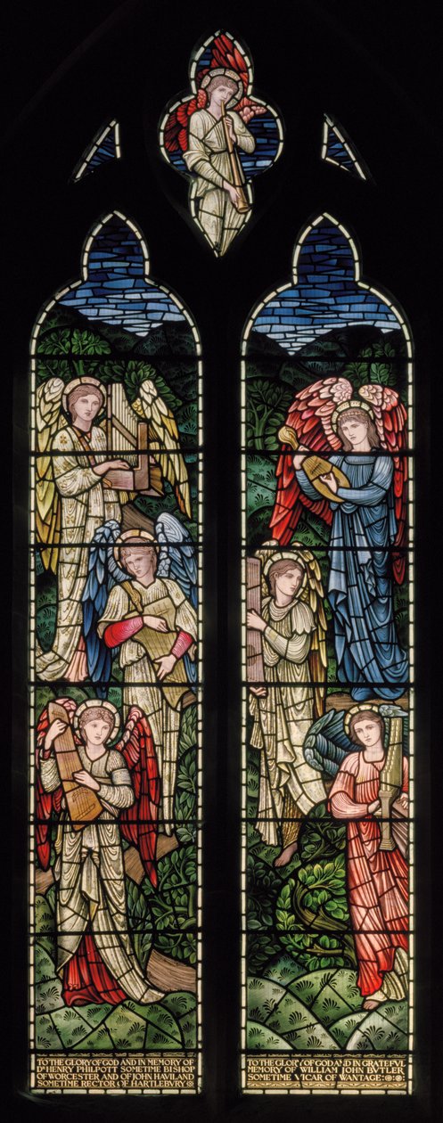 Engel des Paradieses, Engel Musiker (1902-1914) von Edward Coley and Dearle Burne Jones