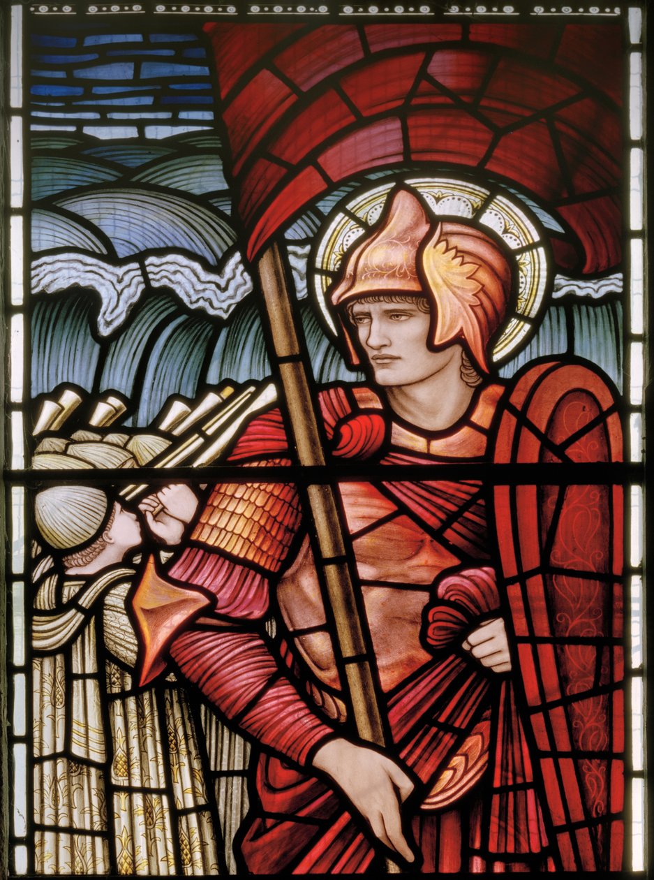 Joshua (Detail, 1902-1914) von Edward Coley and Dearle Burne Jones