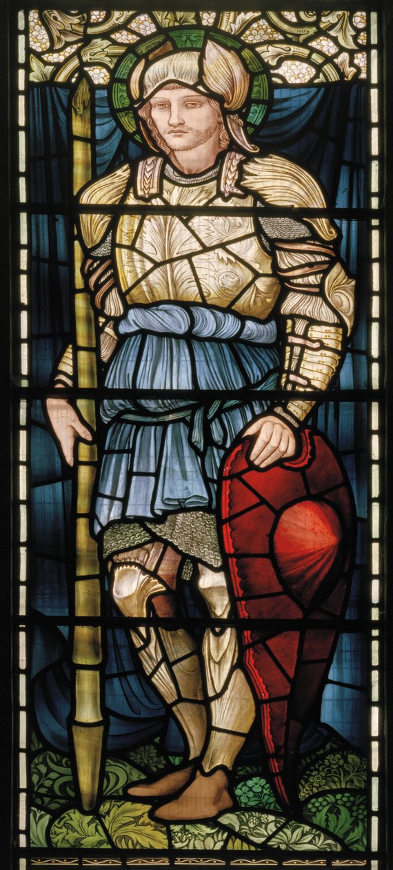 St. Georg, Mut von Edward Coley and Dearle Burne Jones