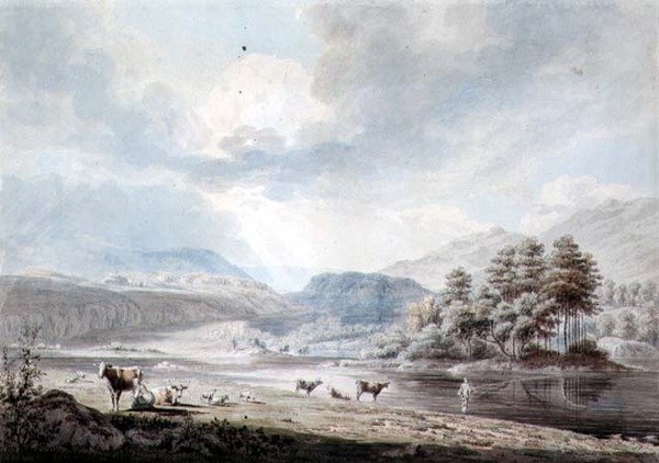 See zwischen Hügeln von Edward Dayes