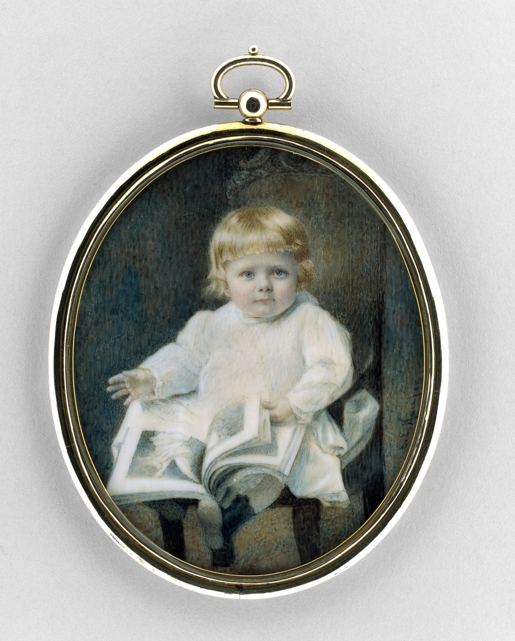 Porträt eines Jungen, ca. 1900 von Edward Elias Kaufer