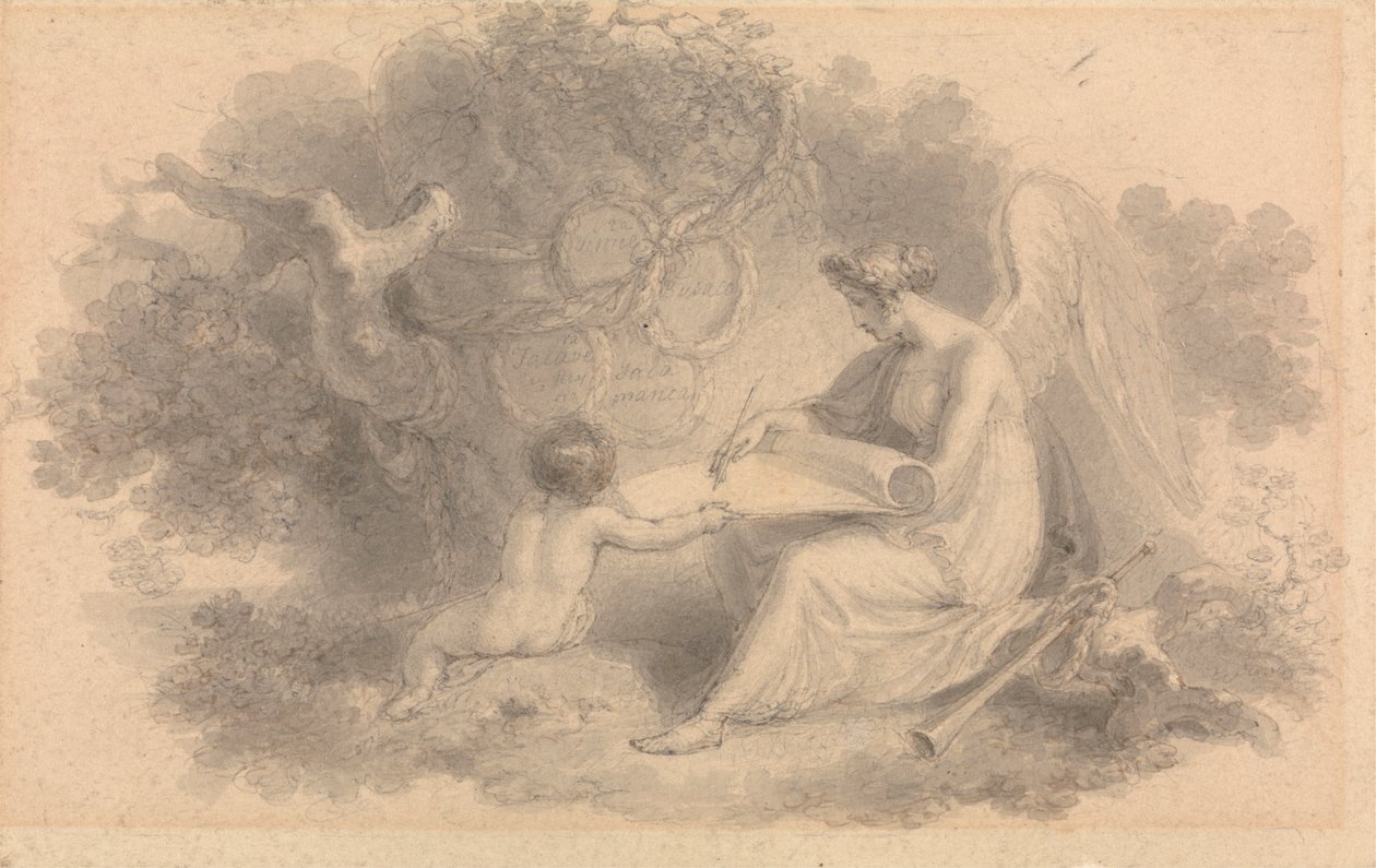 Allegorie der napoleonischen Schlachten von Edward Francis Burney