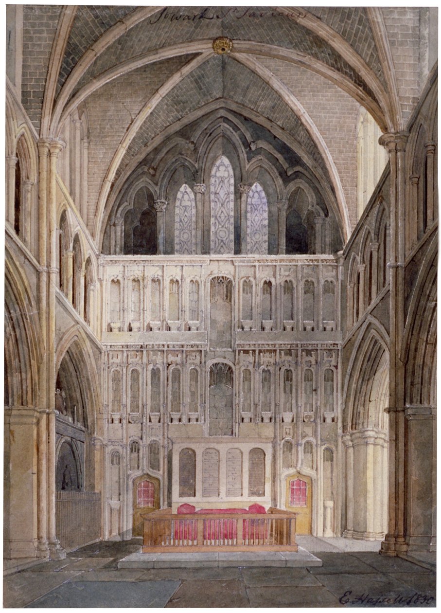 Innenansicht in Richtung Altar, St. Saviour
