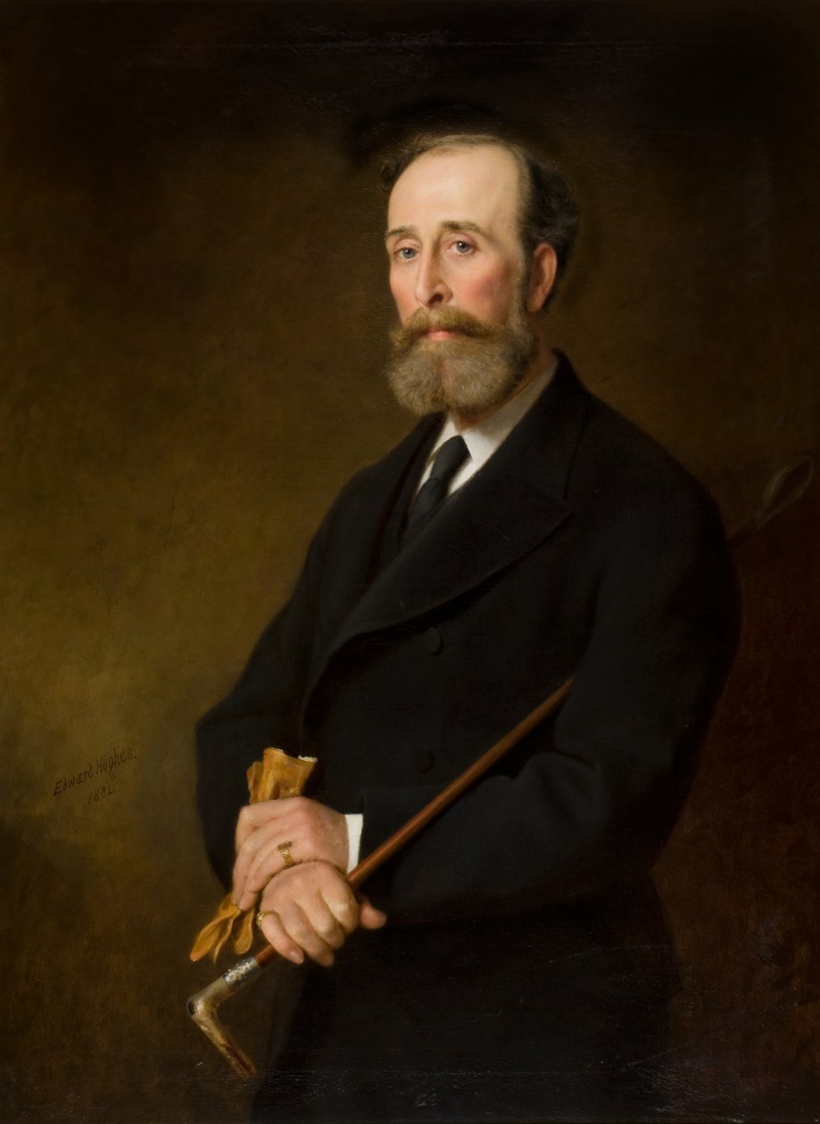 Sir William Ogilvy Dalgleish von Errol Park (1832-1913) von Edward Hughes