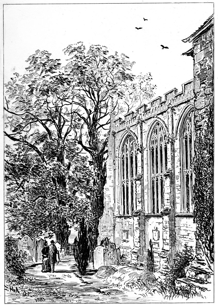 Der Chor der Kirche von Stratford, Stratford-upon-Avon, Warwickshire, 1885 von Edward Hull