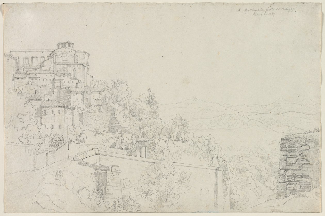 Heiliger Augustinus von Bulagajo, Perugia von Edward Jakob von Steinle