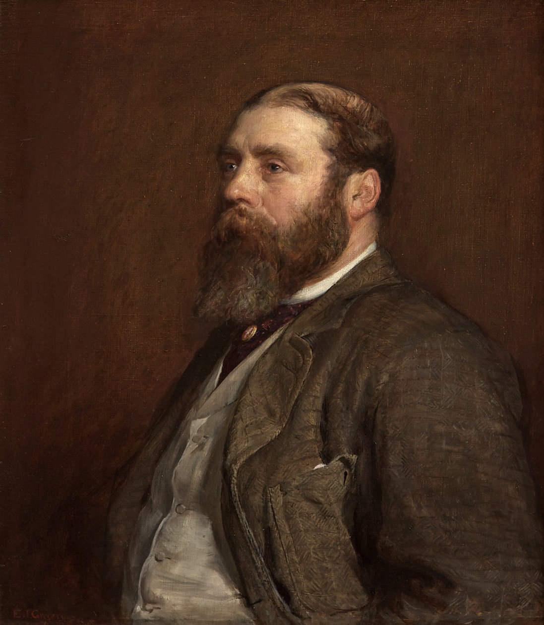 William Henry Wills, Esq., M.P. (Lord Winterstoke), ca. 1880 von Edward John Gregory