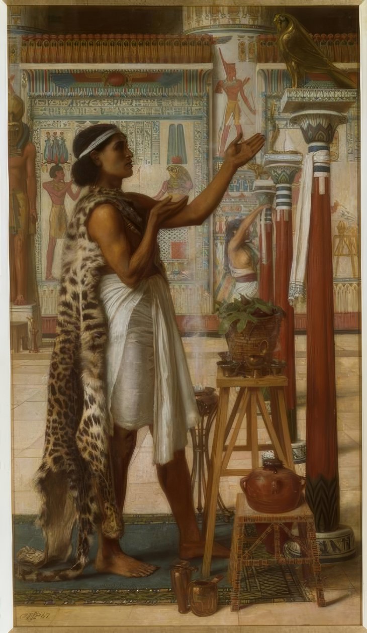 Anbetung des Ra, 1867 von Edward John Poynter