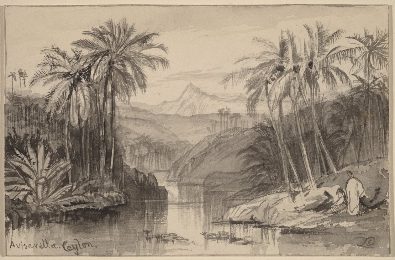 Avisavella, Ceylon von Edward Lear