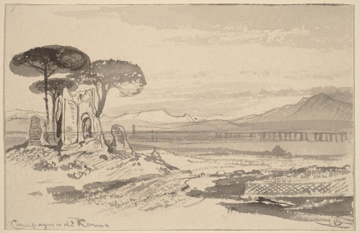 Campagna di Roma von Edward Lear