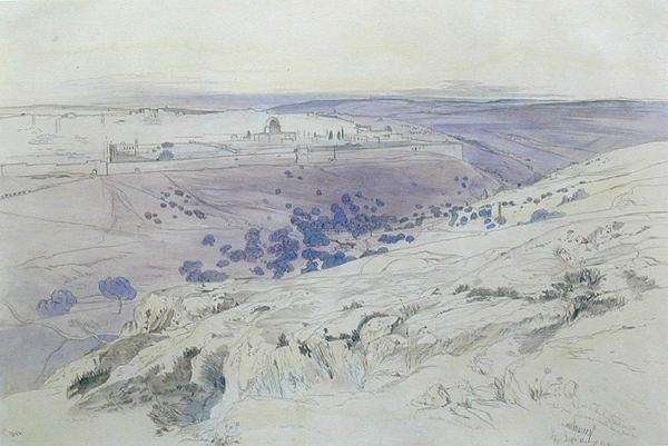 Jerusalem, 24.-28. April 1858 von Edward Lear