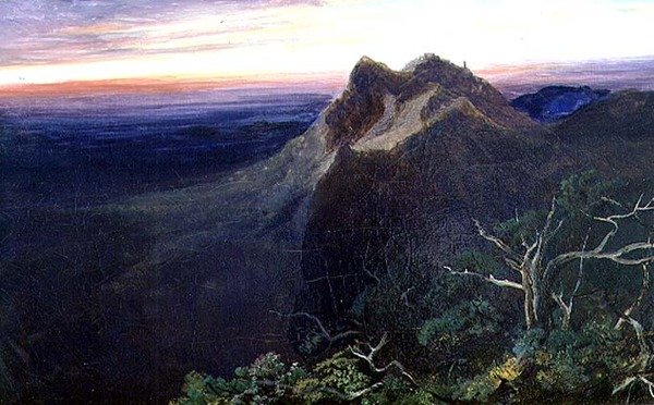 Morgen erweiterte sich an den Grenzen der Dunkelheit von Edward Lear