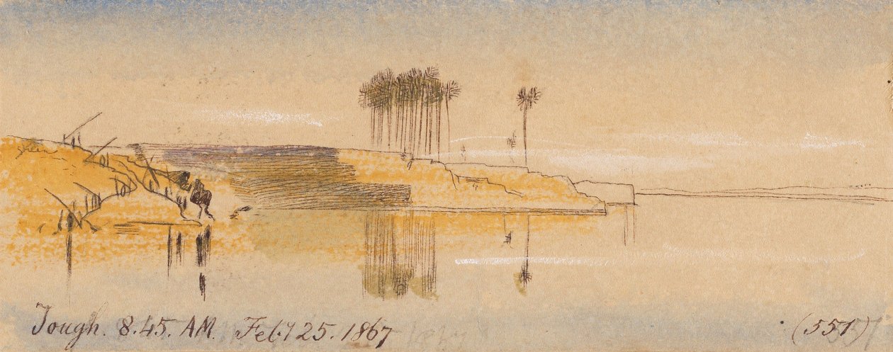Hart; 8:45 Uhr, 25. Feb. 1867 von Edward Lear