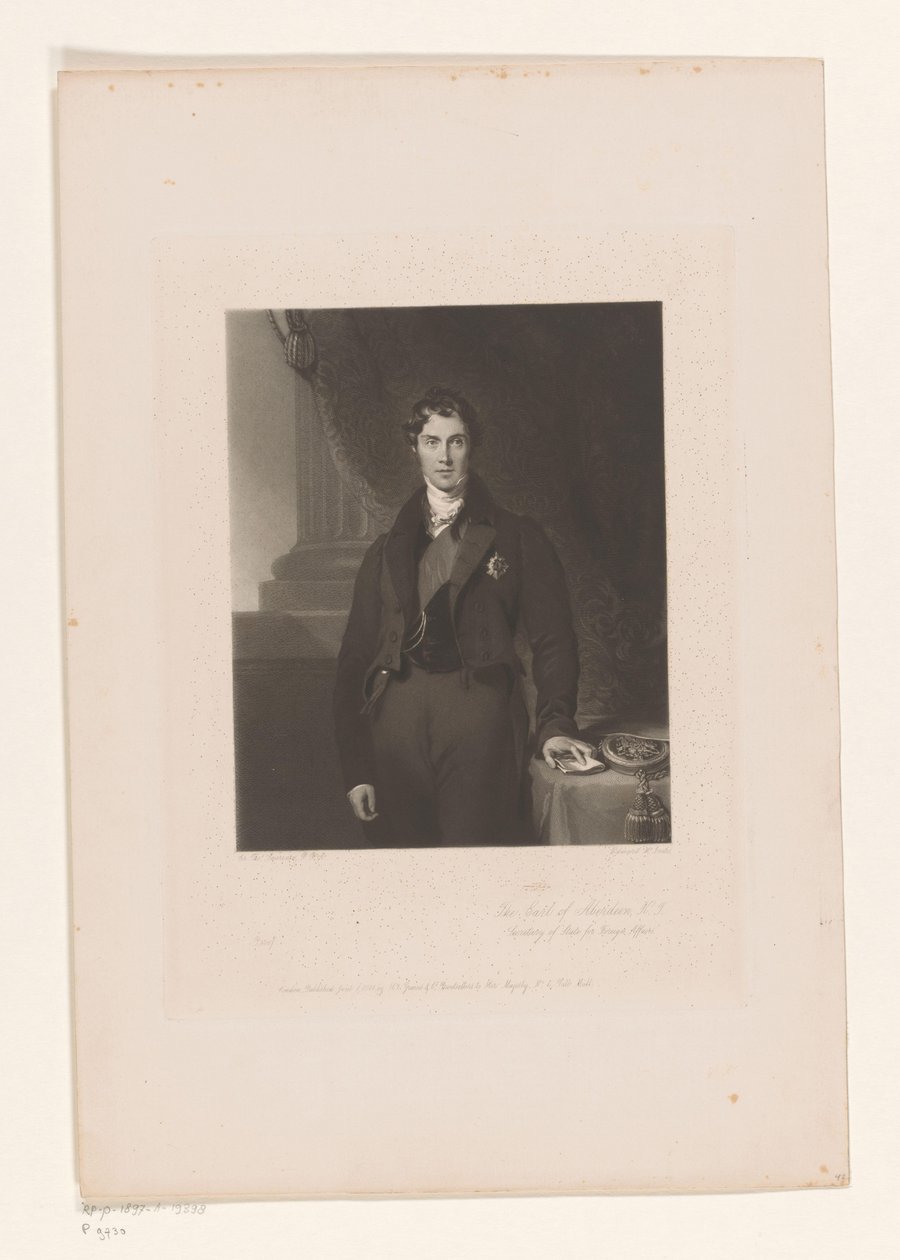 Porträt von George Hamilton-Gordon von Edward McInnes