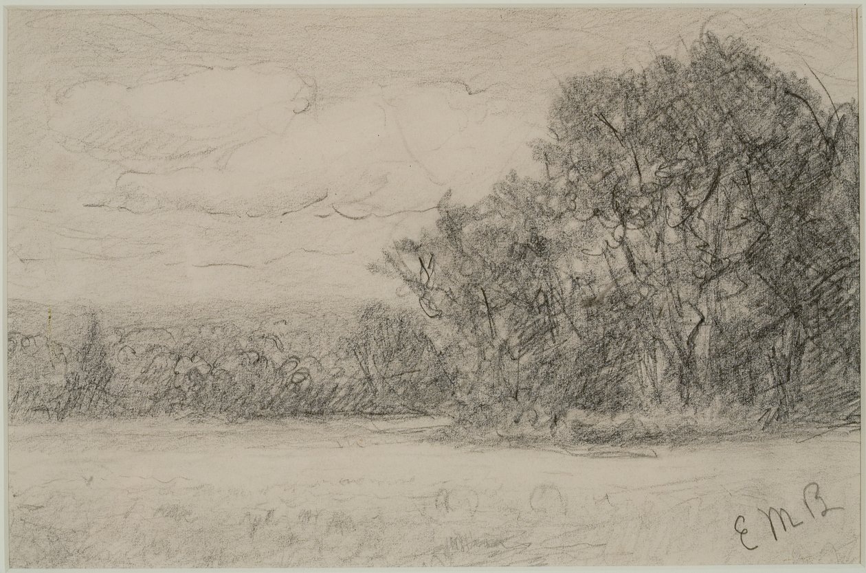 Landschaft (#1) ca. 1880er von Edward Mitchell Bannister