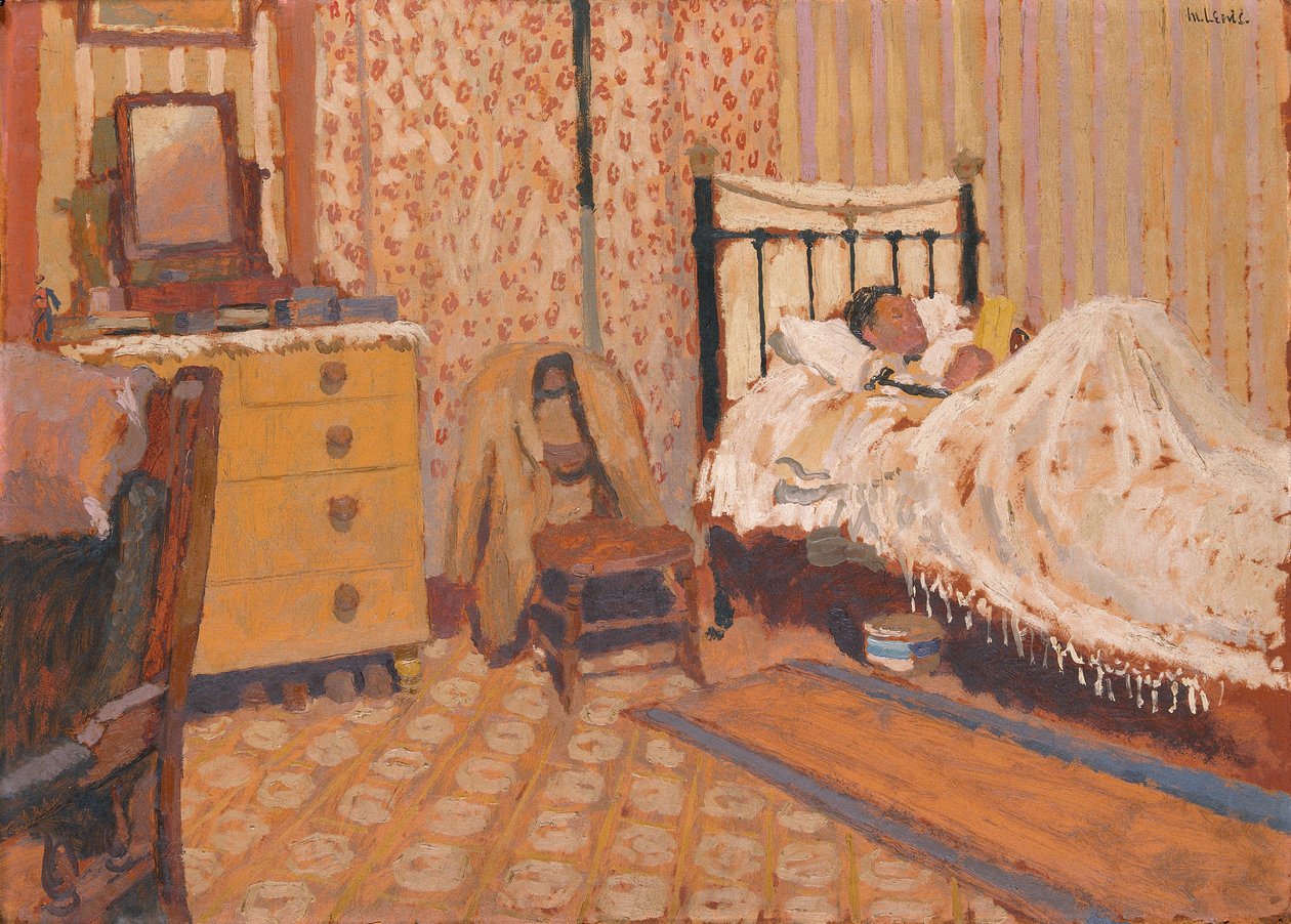 Schlafzimmer eines Arbeiters von Edward Morland Lewis