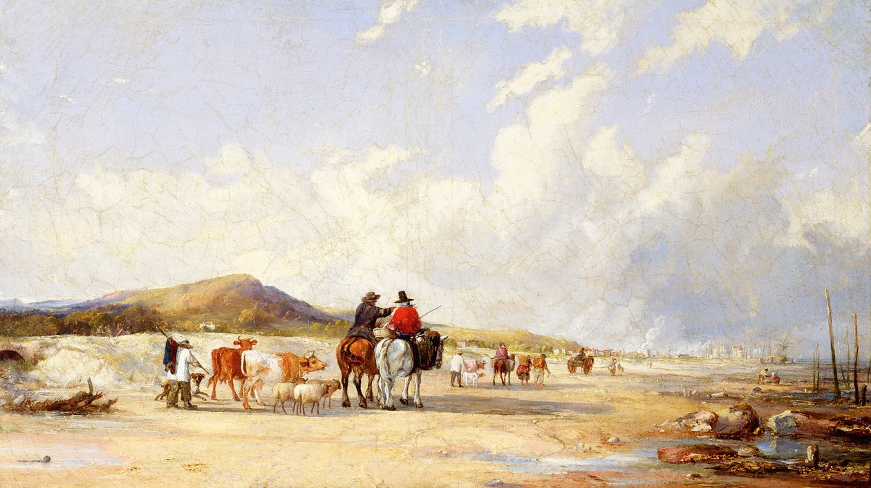 Überquerung der Sands nach Swansea Market von Edward Pritchard
