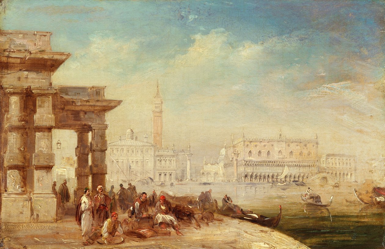 Der Dogenpalast, Venedig von Edward Pritchett