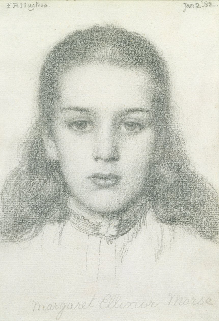 Margaret Ellinor Morse, 2. Januar 1882 von Edward Robert Hughes