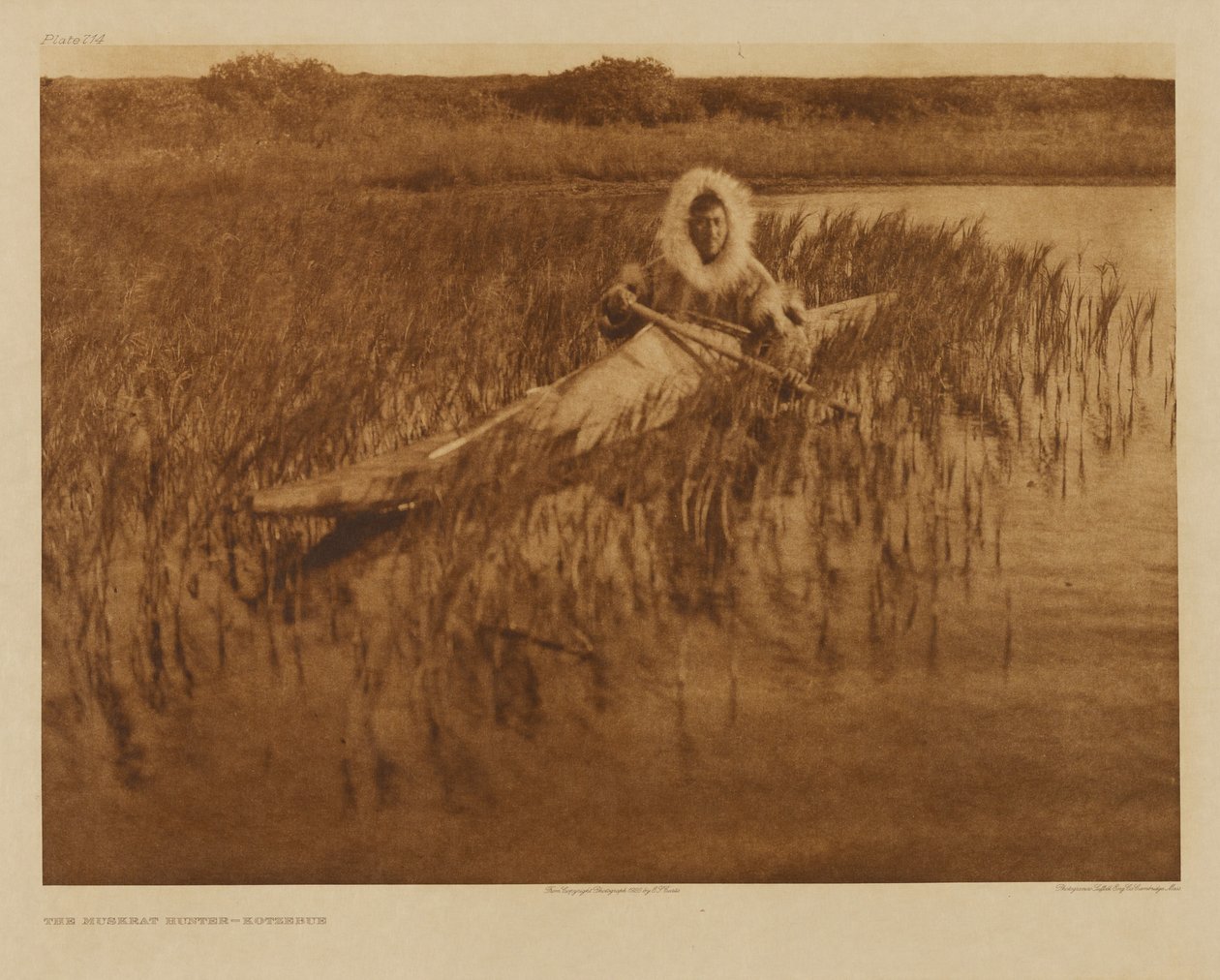 Der Bisamrattenjäger - Kotzebue von Edward S. Curtis