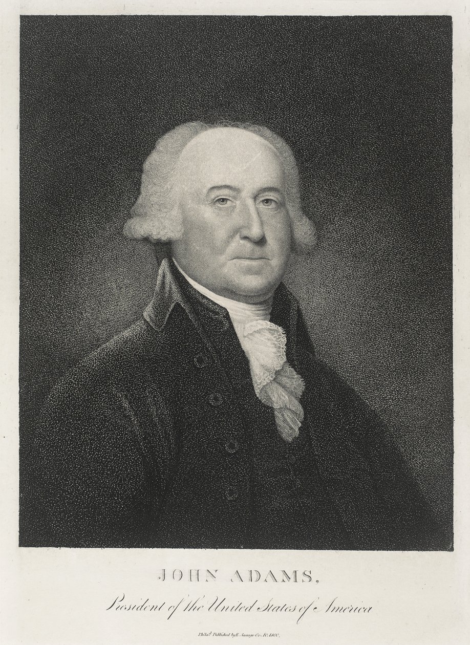 John Adams, zweiter Präsident der Vereinigten Staaten von Edward Savage