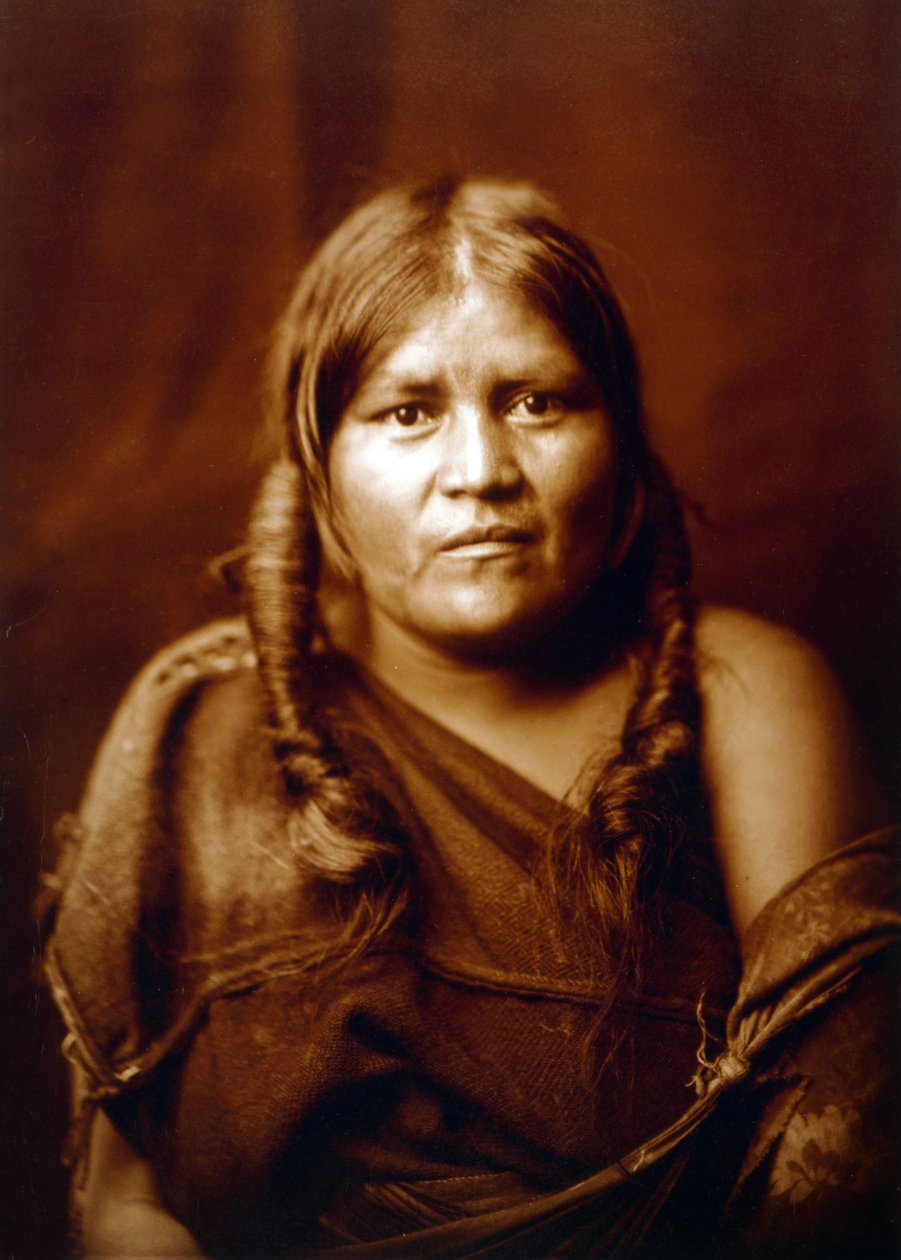 Eine Hopi-Frau, Indianerin, ca. 1904, Foto von Edward S. Curtis von Edward Sheriff Curtis