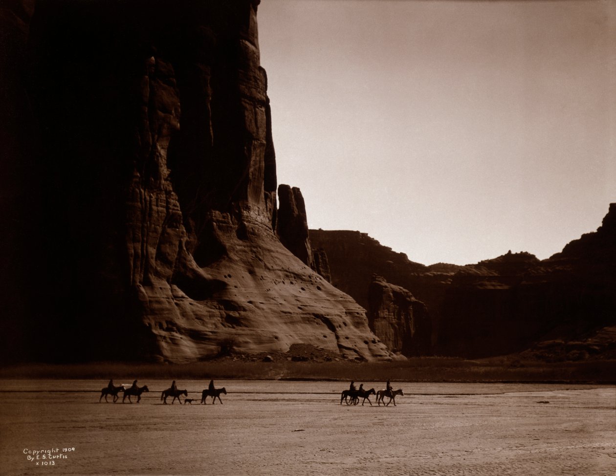 Canyon de Chelly - Navajo von Edward S. Curtis von Edward Sheriff Curtis