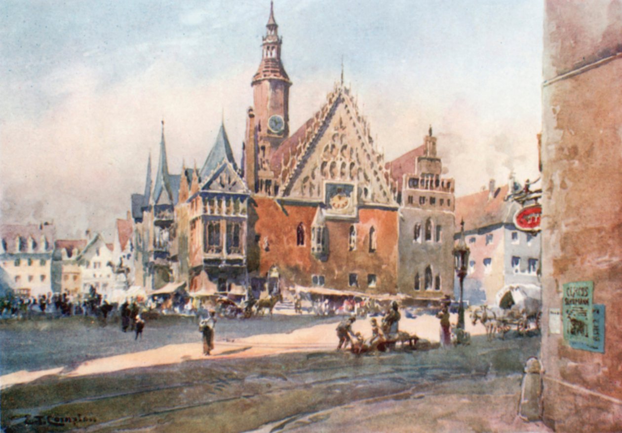 Breslau – Rathaus von Edward Theodore Compton