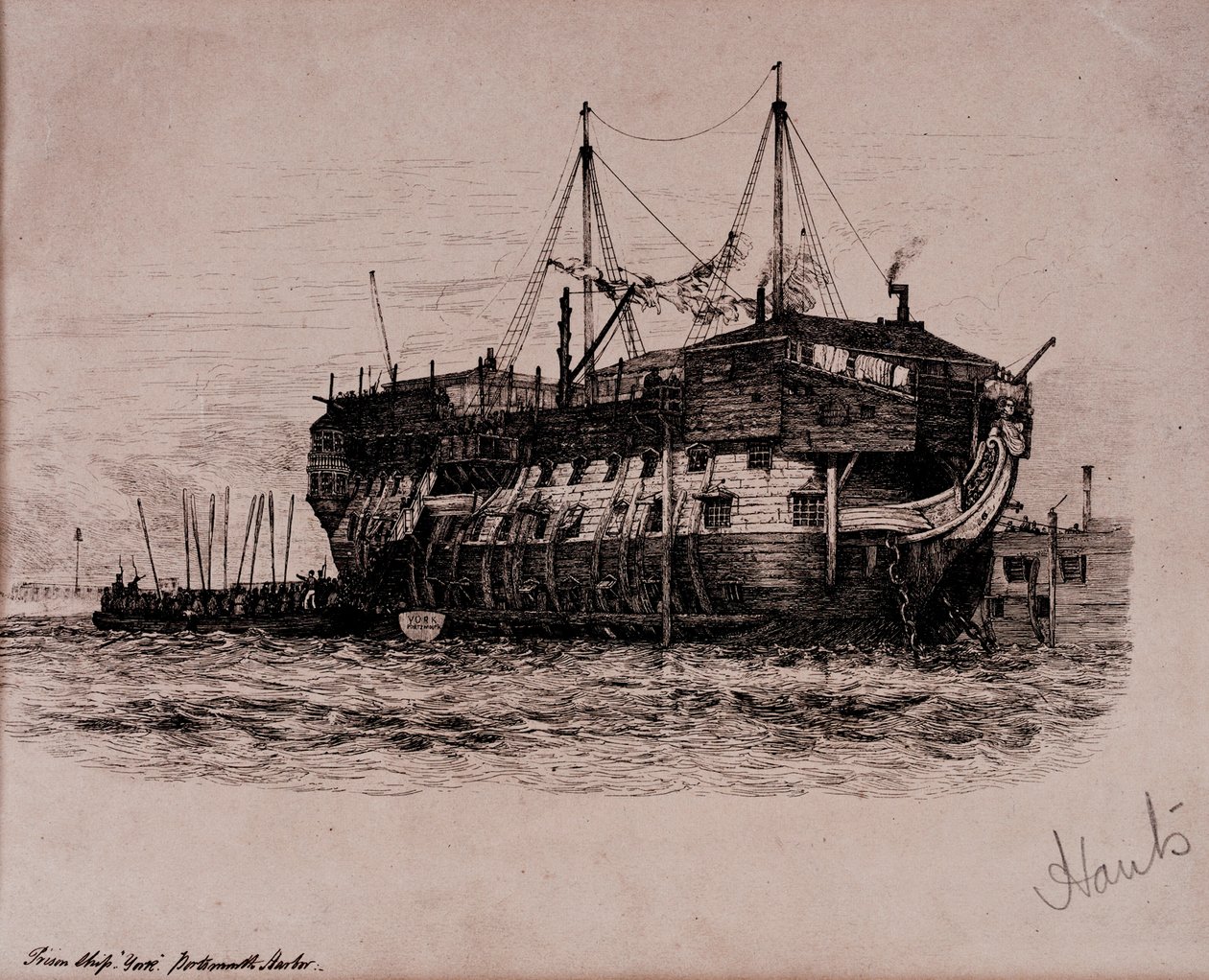 Gefängnisschiff 