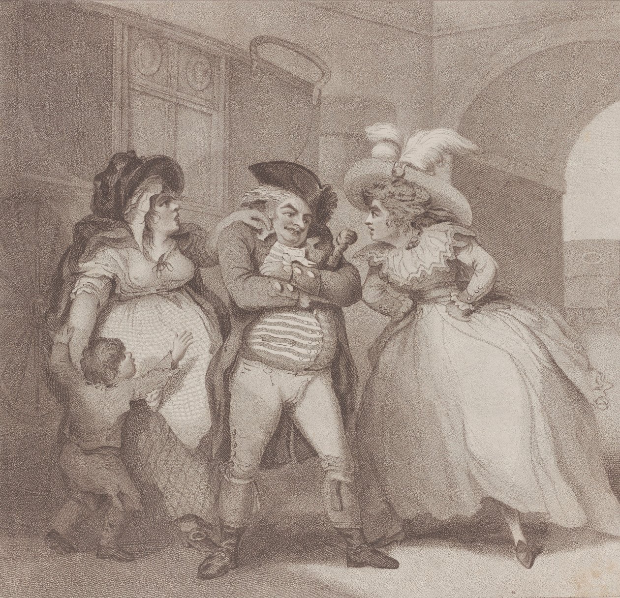 Polygamie, [1. August 1787], neu aufgelegt am 1. Juli 1802 von Edward Williams