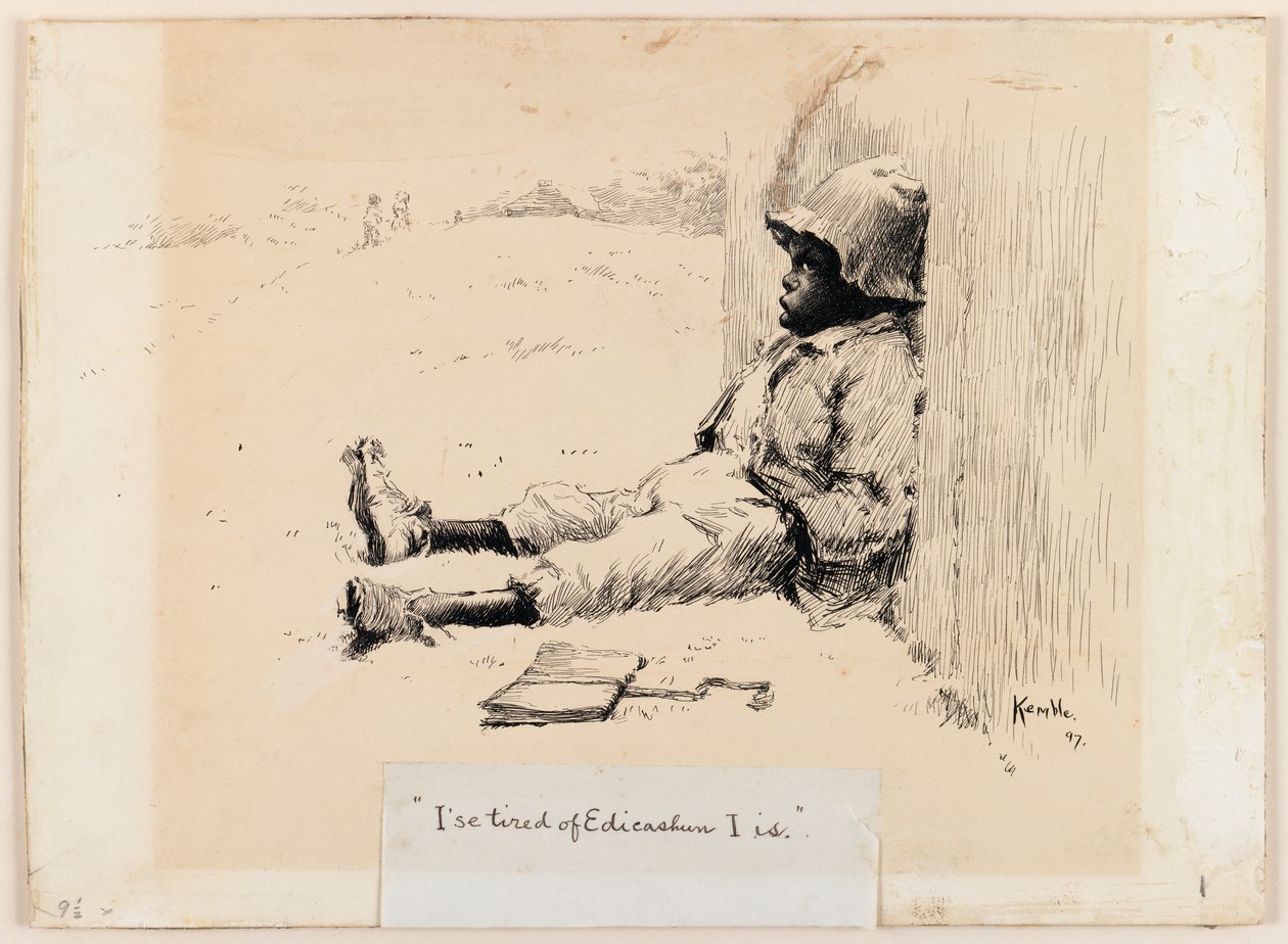 Ich bin der Bildung müde, 1897 von Edward Windsor Kemble