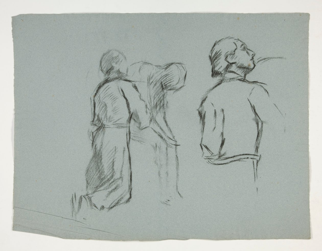 Figurenstudien für die Ritterschlagung von Sir Galahad, aus Die Suche nach dem Heiligen Gral (eine Serie von fünfzehn Gemälden für die Boston Public Library, abgeschlossen 1901) von Edwin Austin Abbey