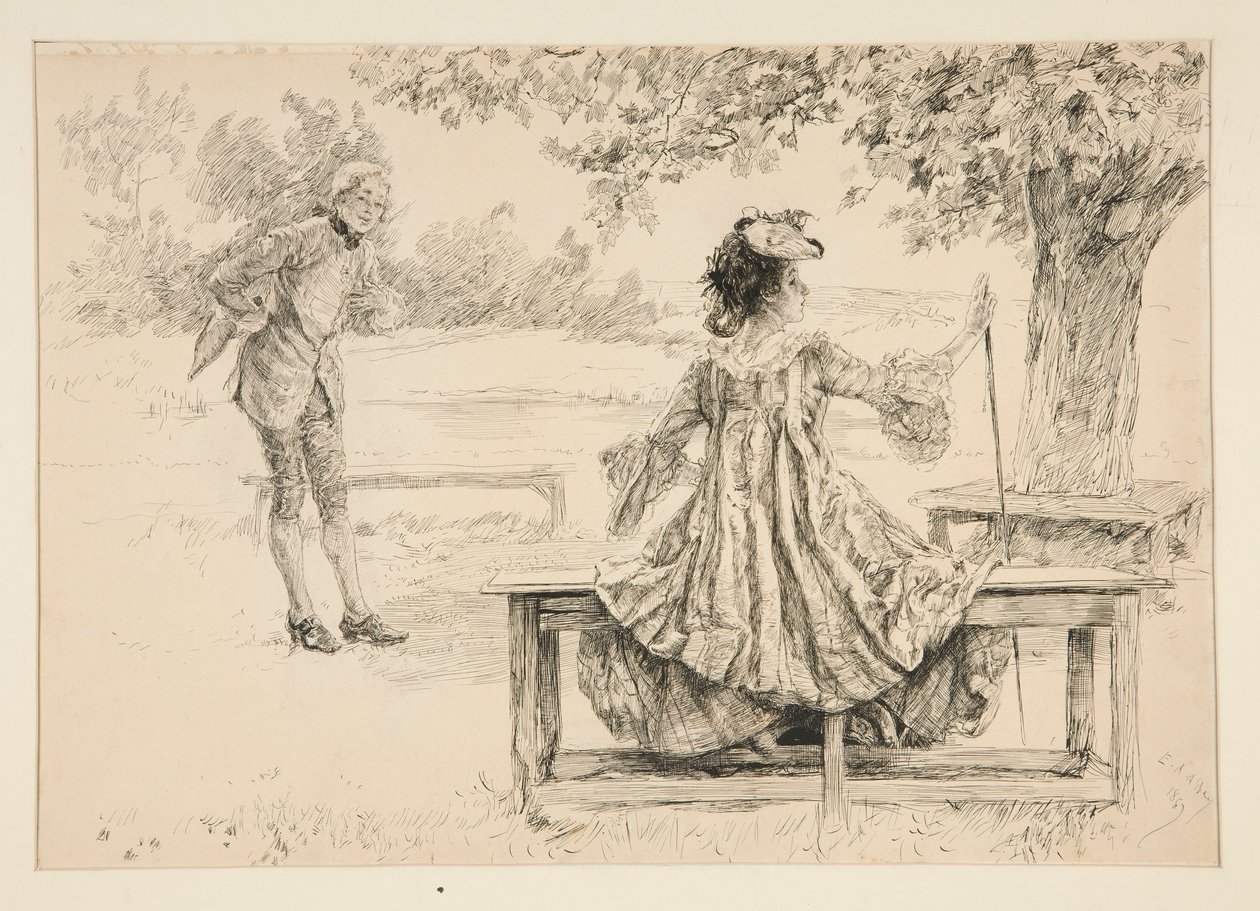 Illustration von Edwin Austin Abbey