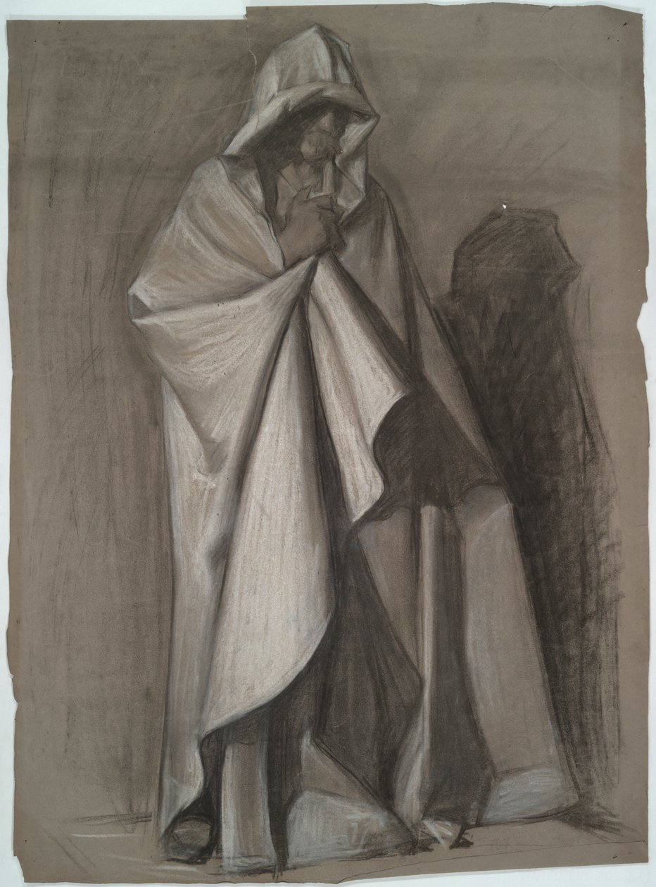 Joseph von Arimathäa, Figurenstudie von Edwin Austin Abbey