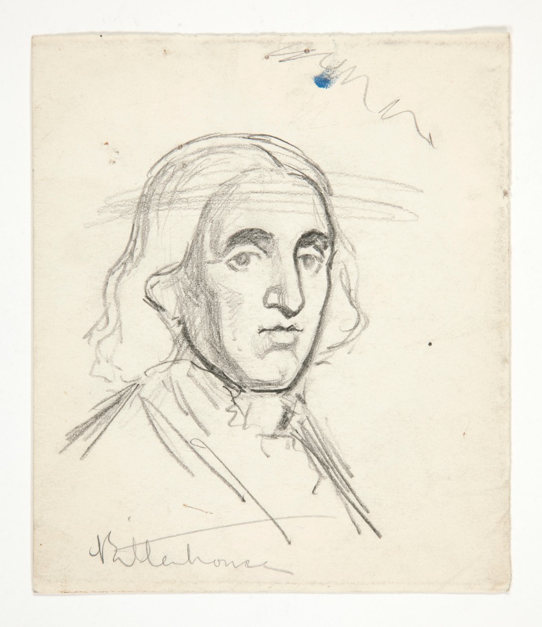 Studie für Rittenhouse: Skizze für Wandgemälde für das Staatskapitol in Harrisburg, Pennsylvania, 1902-1911 (vollendet von John Singer Sargent) von Edwin Austin Abbey