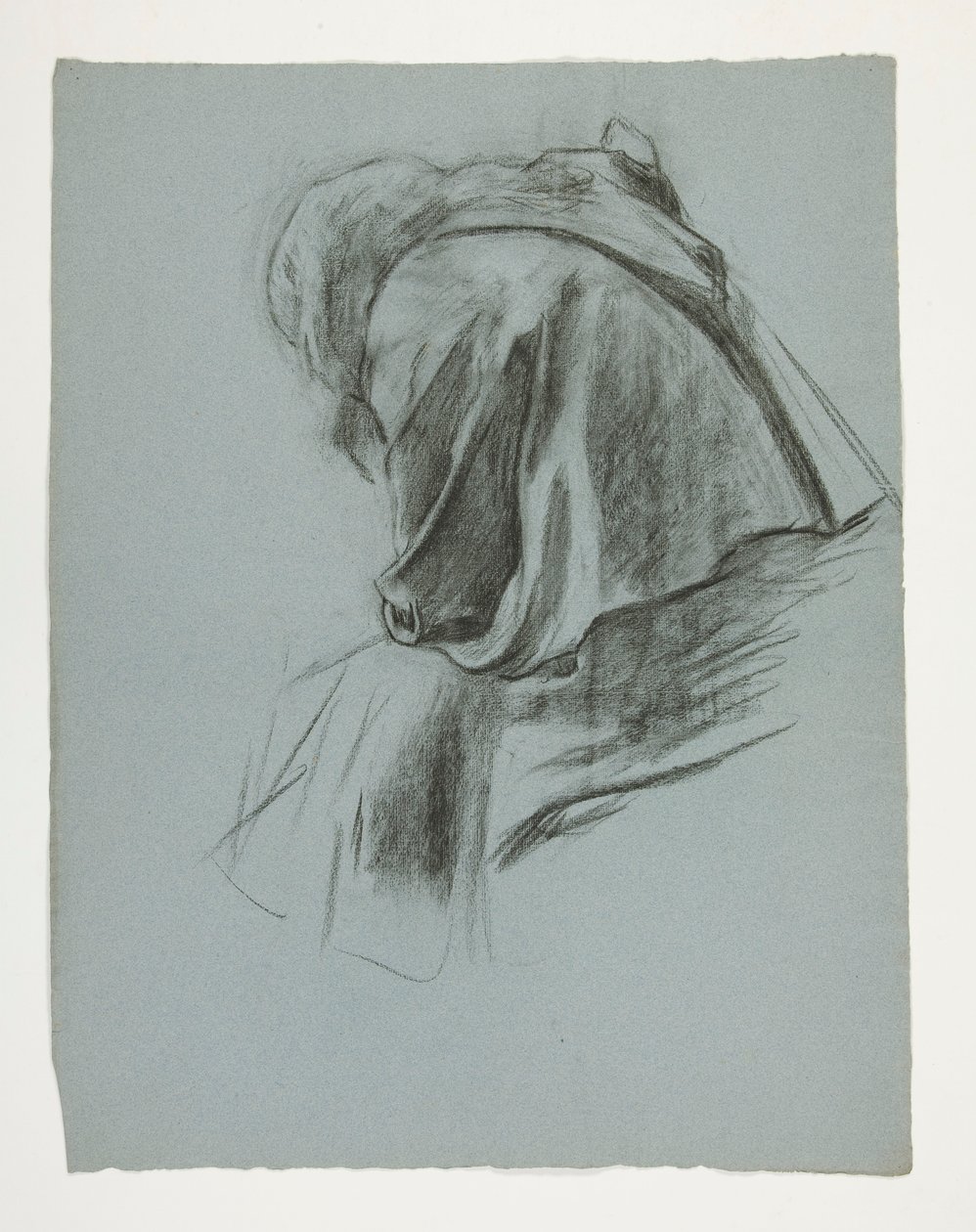 Studie für Die Abreise, aus Die Suche nach dem Heiligen Gral (eine Serie von fünfzehn Gemälden für die Boston Public Library, abgeschlossen 1901) von Edwin Austin Abbey