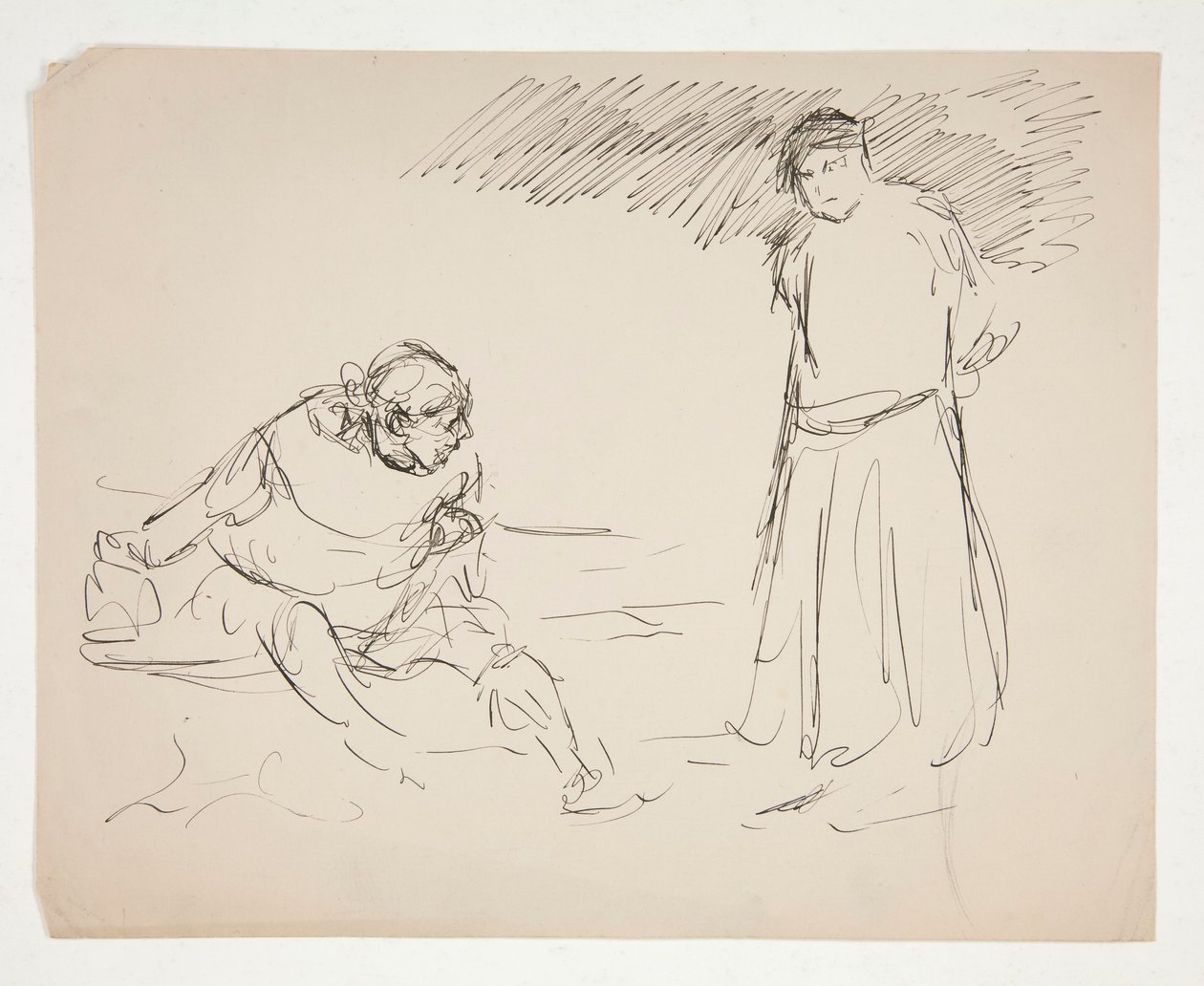 Studie für ein nicht identifiziertes Shakespeare-Stück von Edwin Austin Abbey