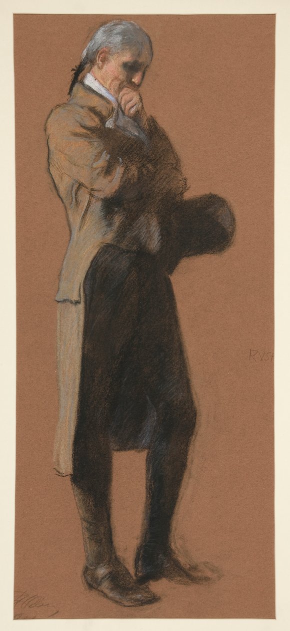 Studie für die Figur von Dr. Benjamin Rush, in von Edwin Austin Abbey