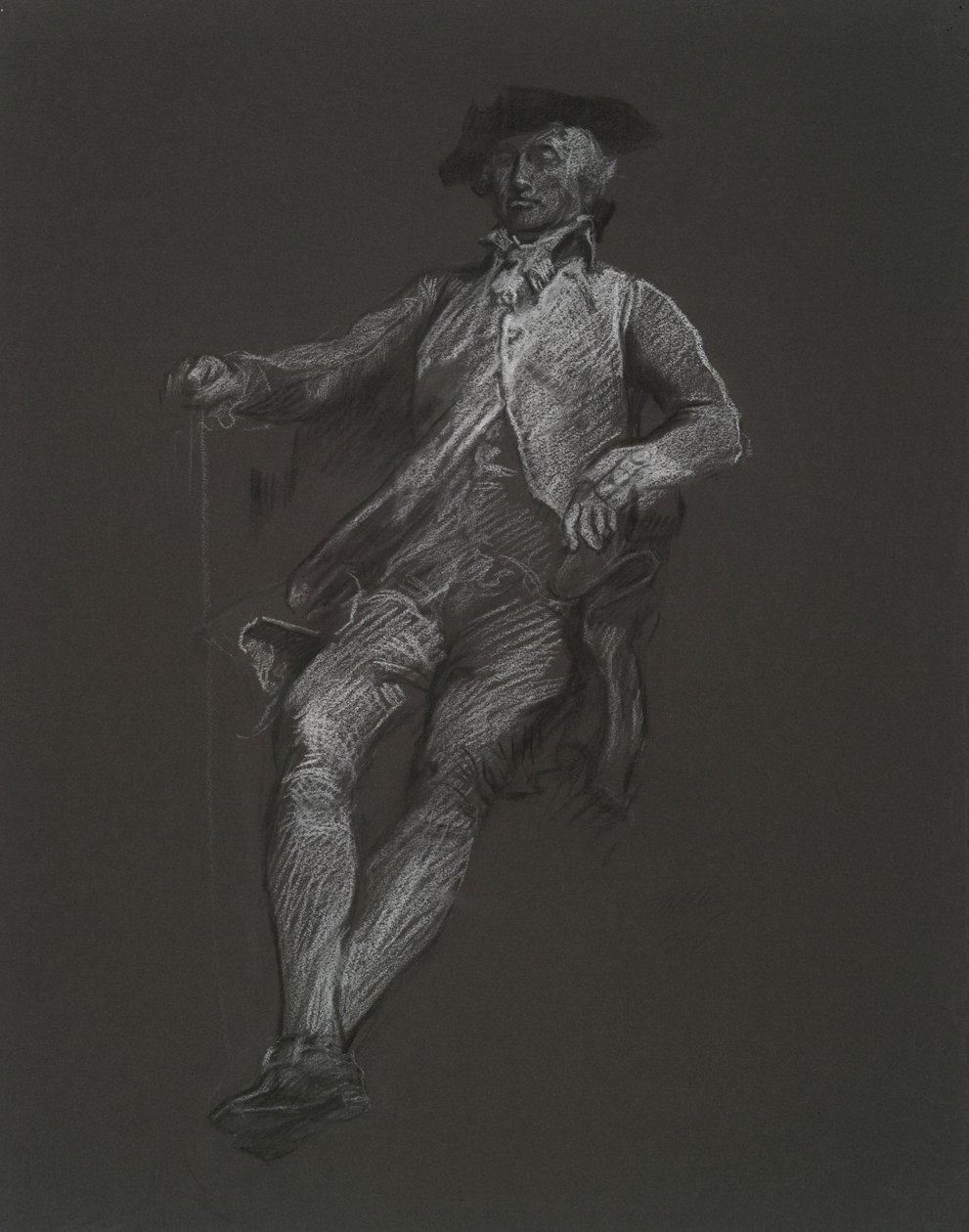 Studie für die Figur von John Dickinson von Edwin Austin Abbey