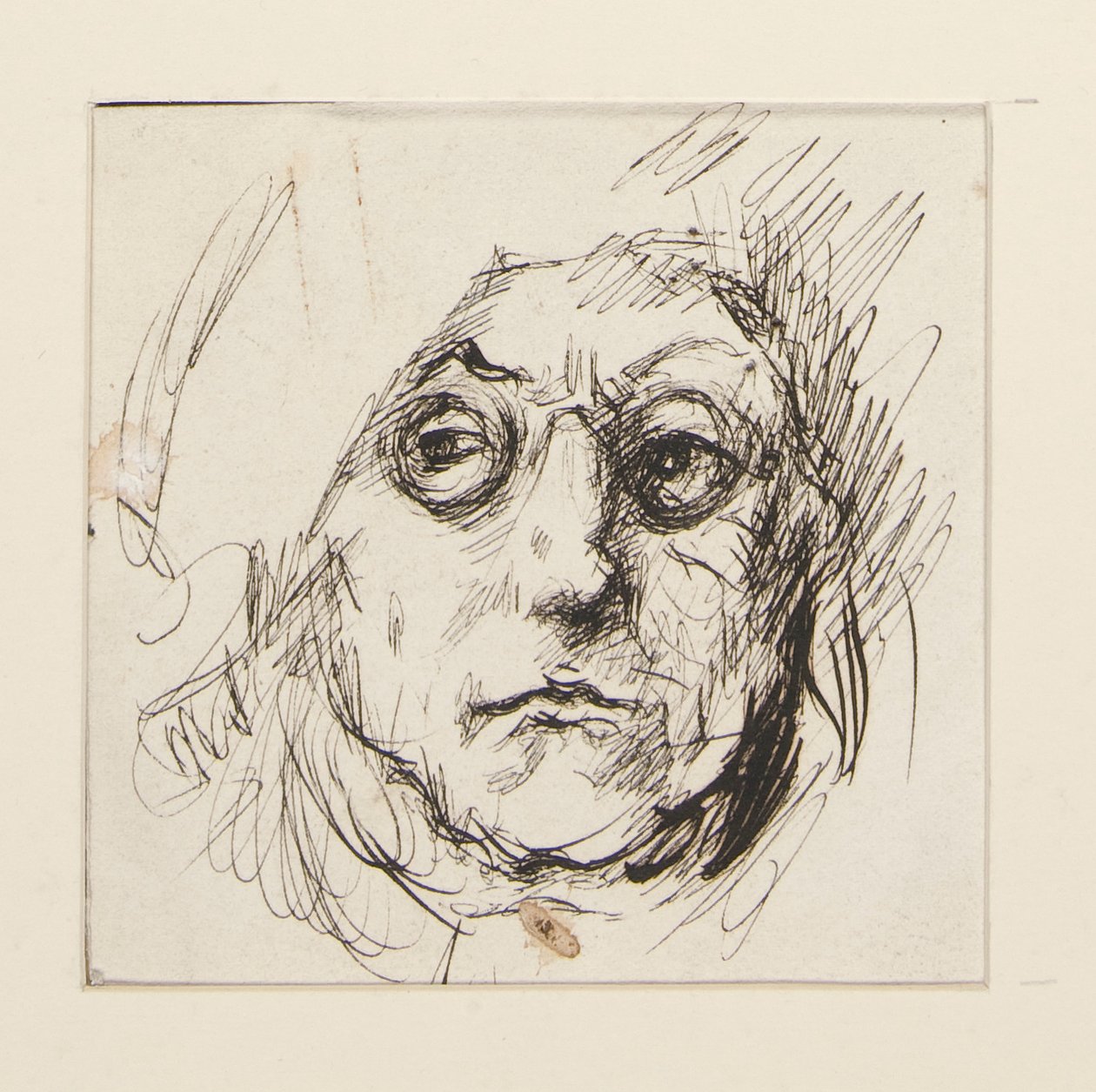 Studie von Benjamin Franklin für die Wandgemälde im State Capitol Gebäude in Harrisburg, Pennsylvania, 1902-1911 (vollendet von John Singer Sargent) von Edwin Austin Abbey