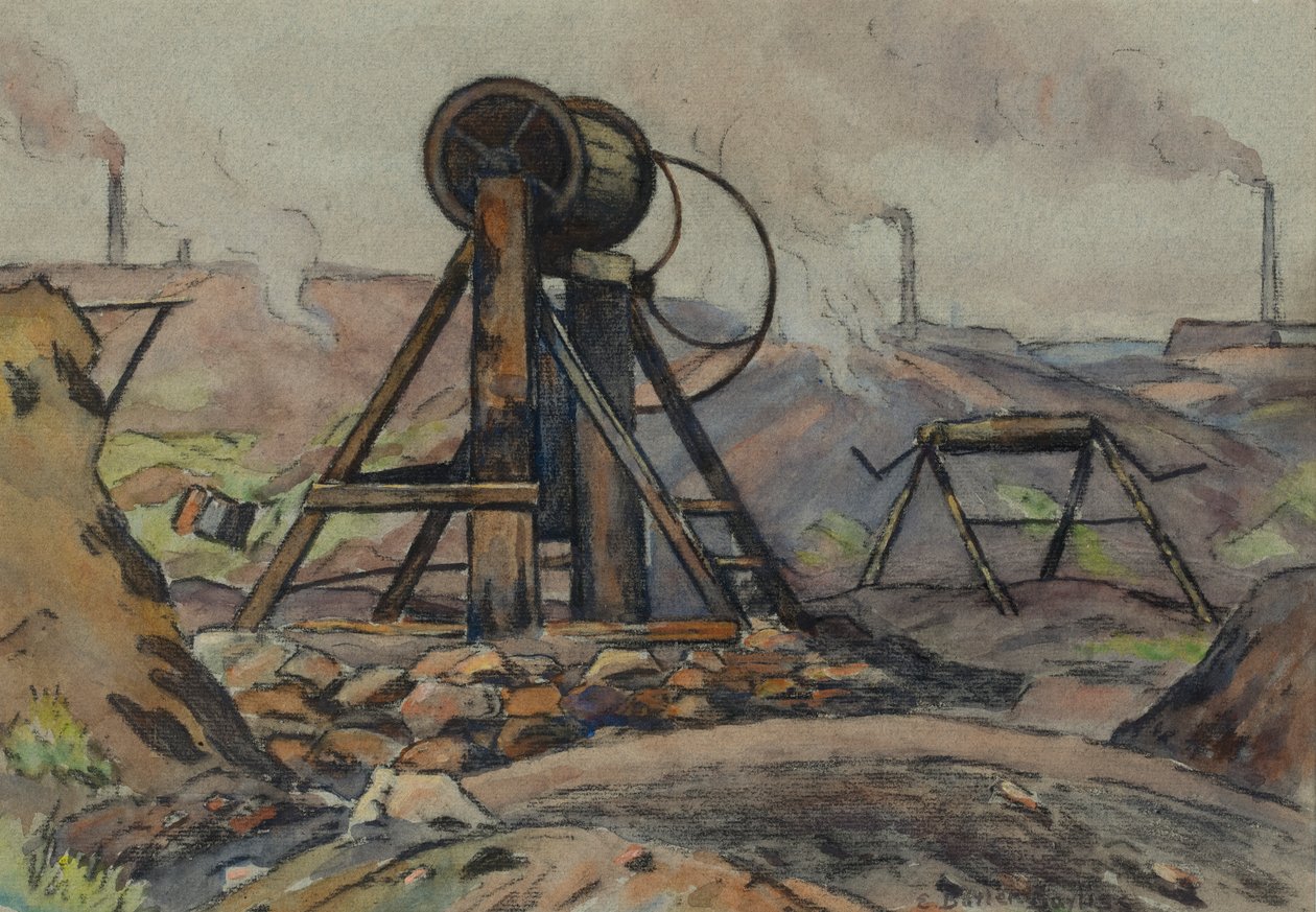Das Fördergerüst von Edwin Butler Bayliss