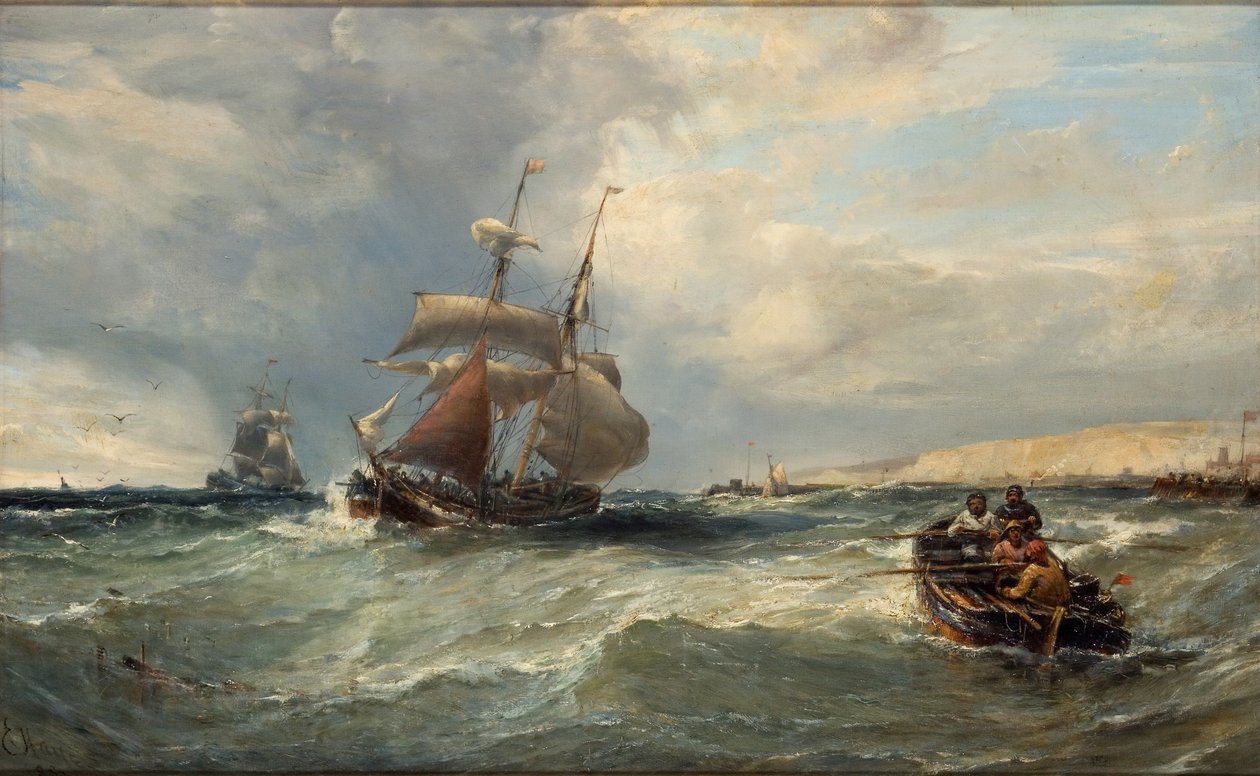 Brigantine vor Yarmouth von Edwin Hayes